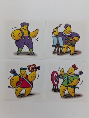 Vintage Stickers Stars Art Archery Reward
